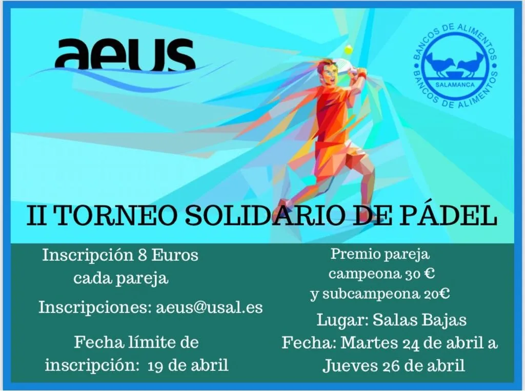 Cartel informativo del torneo organizado por AEUS