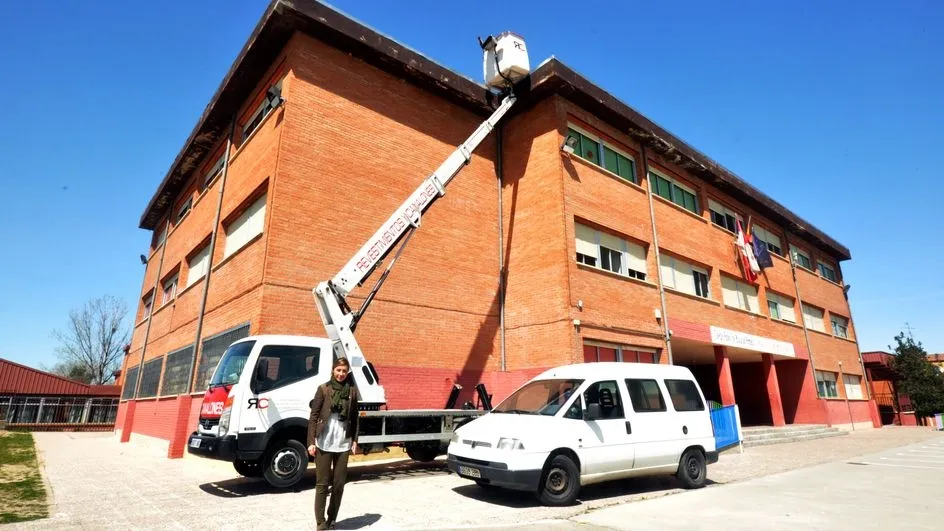 La reparación de las cubiertas es una de las actuaciones que se están realizando