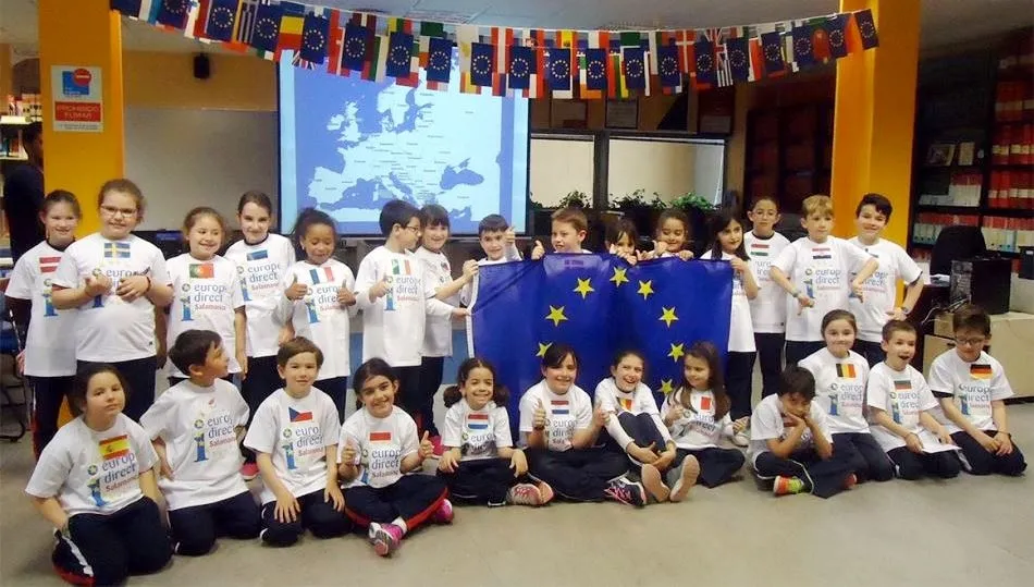 Escolares del colegio Trinarios que participaron en esta actividad