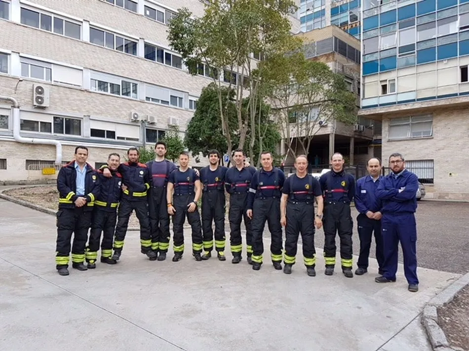 Foto 6 - Los Bomberos comprueban la protecci&oacute;n contra incendios y evacuaci&oacute;n del Complejo Asistencial