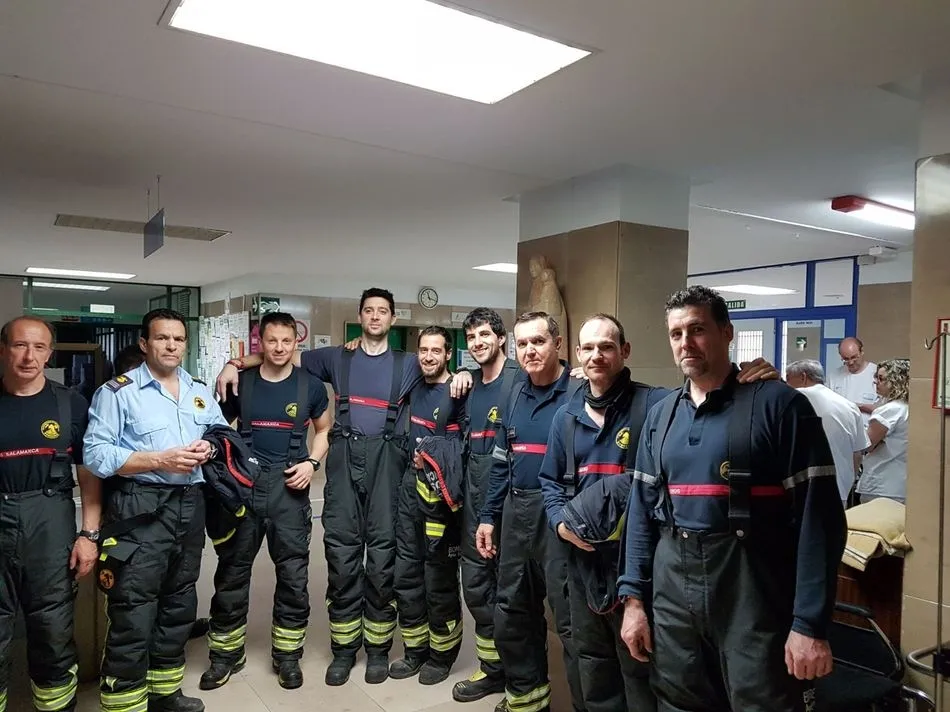 Foto 5 - Los Bomberos comprueban la protecci&oacute;n contra incendios y evacuaci&oacute;n del Complejo Asistencial