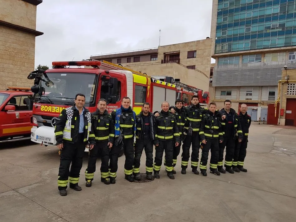 Foto 4 - Los Bomberos comprueban la protecci&oacute;n contra incendios y evacuaci&oacute;n del Complejo Asistencial