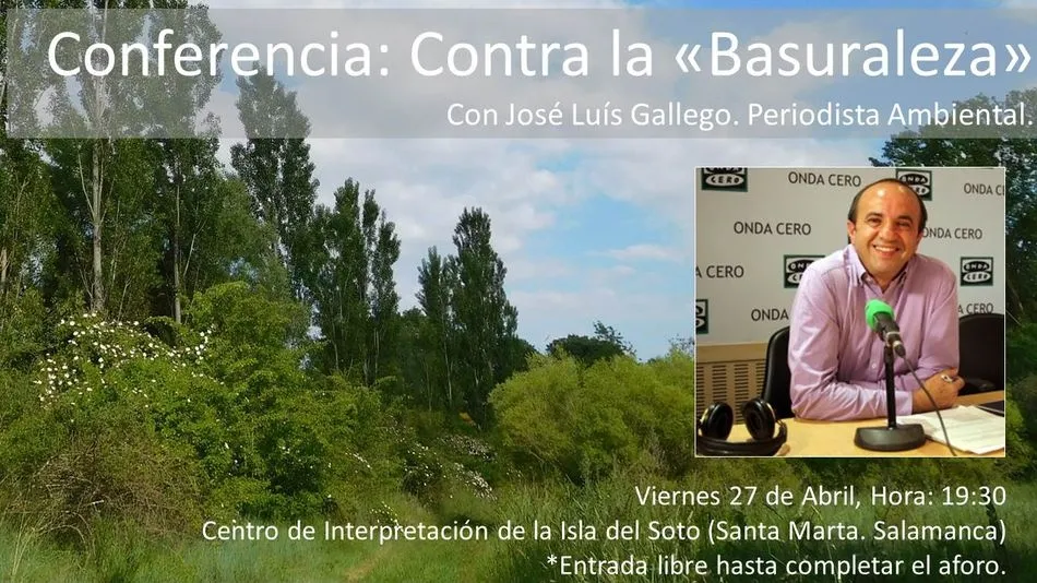 El Centro de Interpretación de la Isla del Soto acoge una charla del periodista ambiental José...