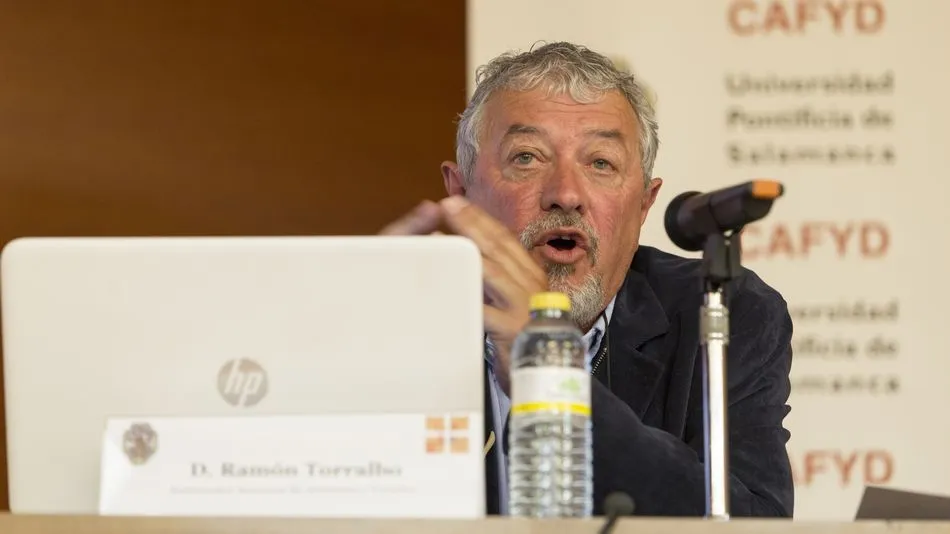 Torralbo, durante su exposición.