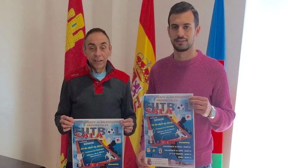 El concejal de Villares, José Pascua, y el organizador, Iván Mulas, en la presentación.