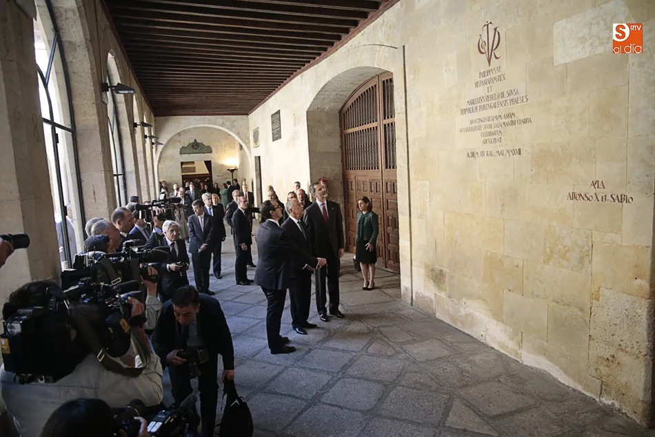 Foto 11 - Felipe VI defiende el legado hispano-luso para celebrar el VIII Centenario de la Universidad