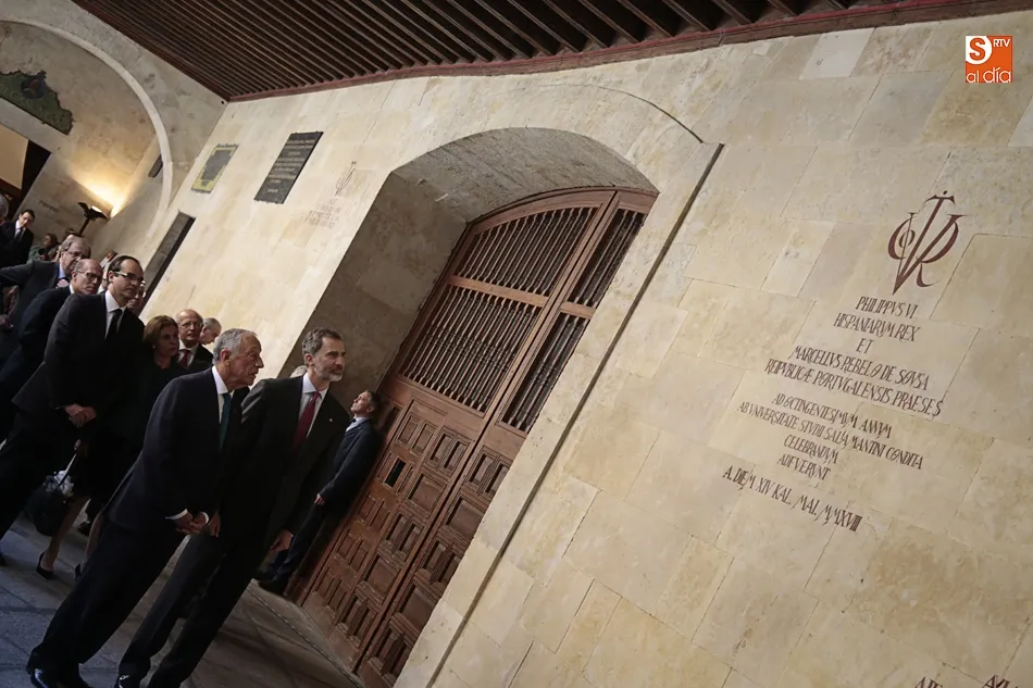 Foto 10 - Felipe VI defiende el legado hispano-luso para celebrar el VIII Centenario de la Universidad