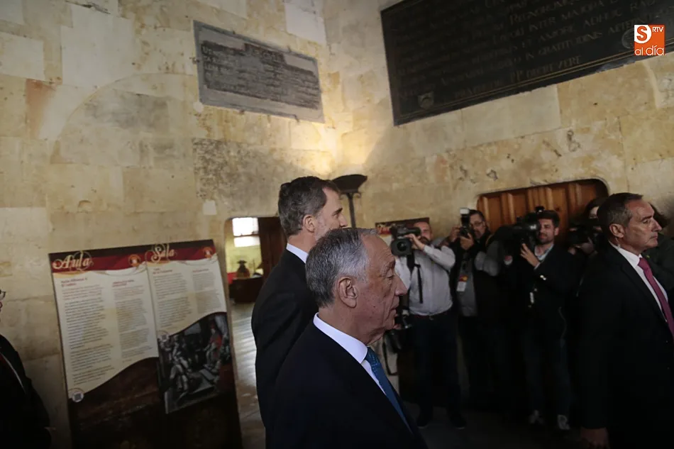 Foto 6 - Felipe VI defiende el legado hispano-luso para celebrar el VIII Centenario de la Universidad