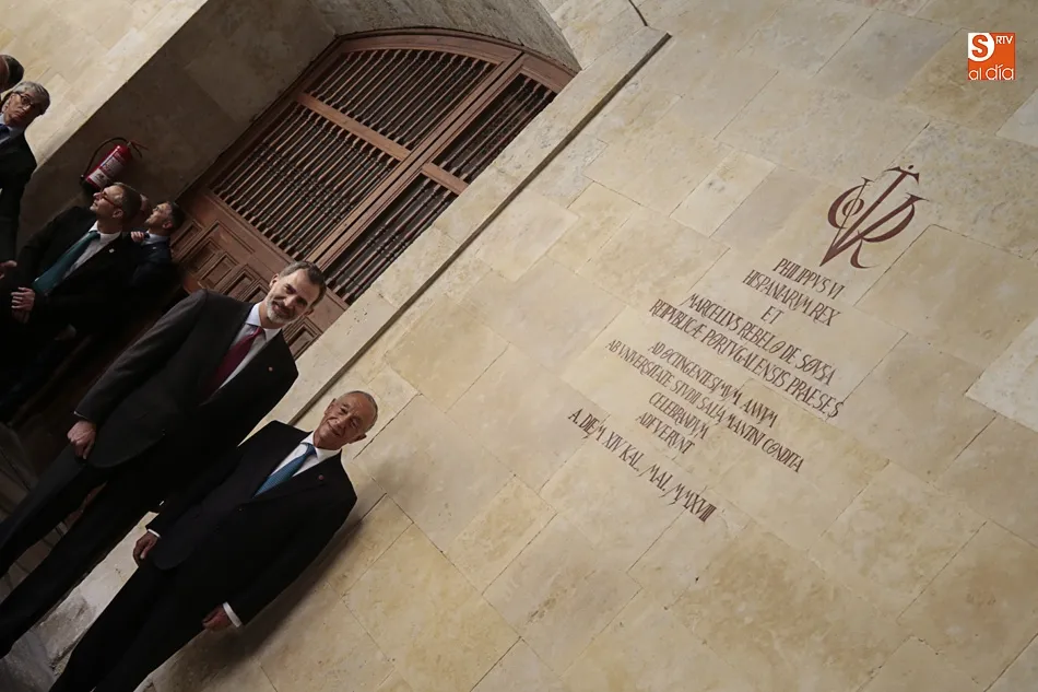 Foto 4 - Felipe VI defiende el legado hispano-luso para celebrar el VIII Centenario de la Universidad