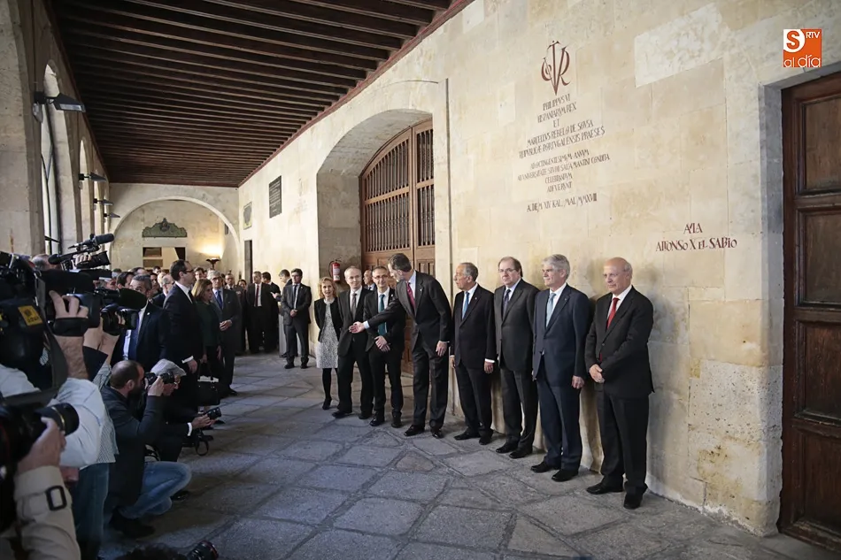 Foto 3 - Felipe VI defiende el legado hispano-luso para celebrar el VIII Centenario de la Universidad
