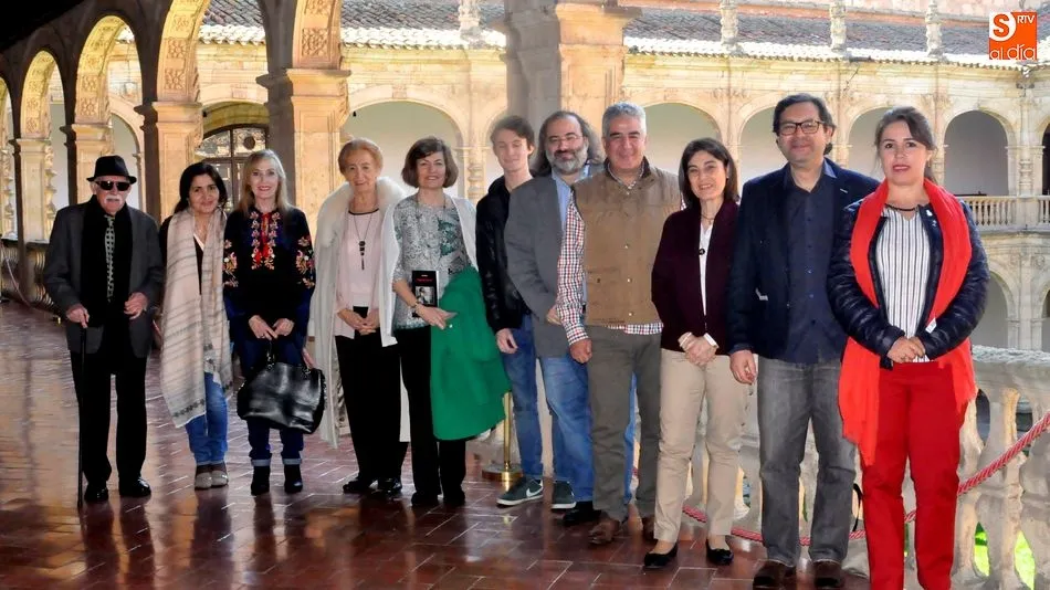 la tertulia poética celebrada ayer en el Colegio Fonseca de la Usal