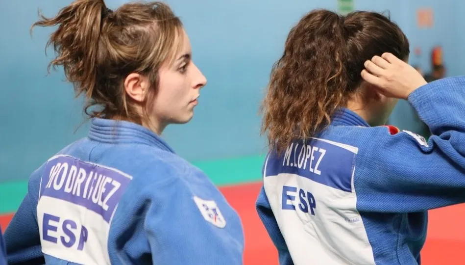 Cristina Rodríguez, durante un combate.
