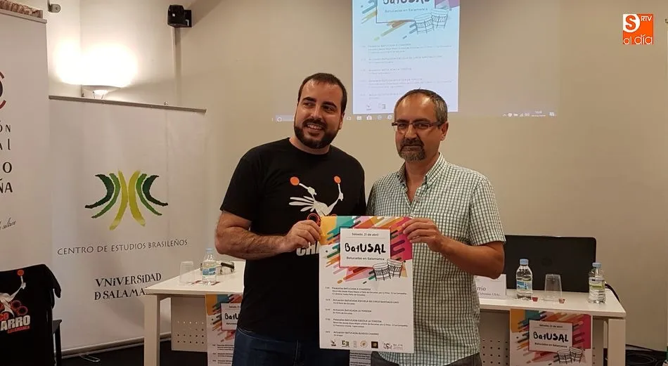 Luis Barrio, subdirector del SAC y Álvaro Menéndez, presidente de Blocco Charro