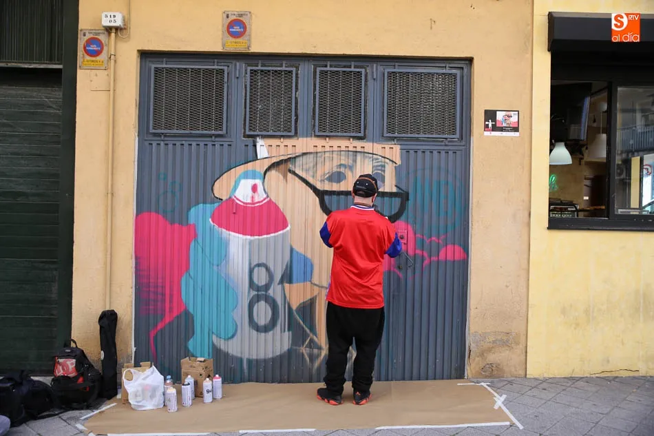 Foto 7 - El Barrio del Oeste sigue con su transformaci&oacute;n a trav&eacute;s del arte con el concurso Galer&iacute;a Urbana