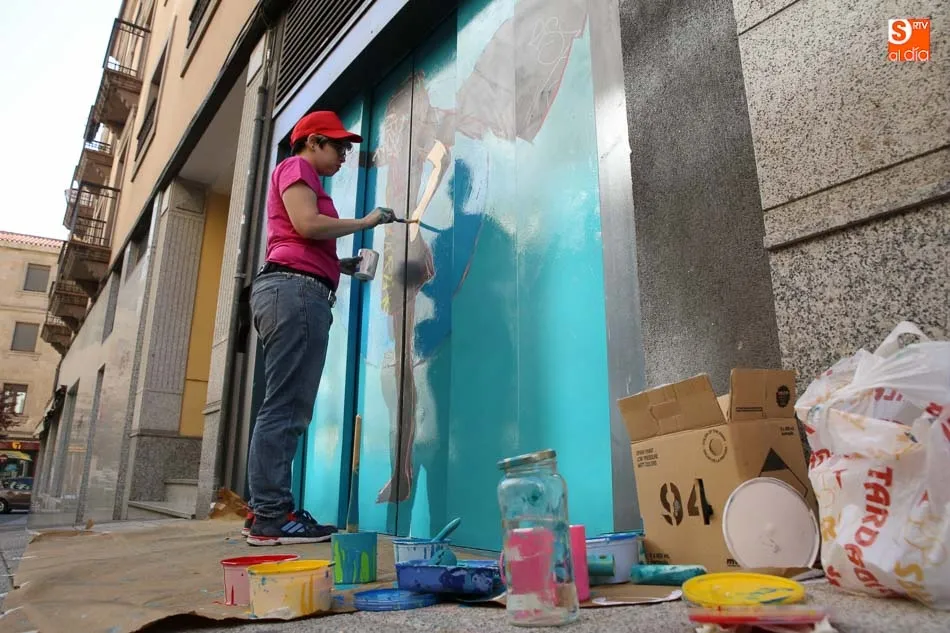 Foto 6 - El Barrio del Oeste sigue con su transformaci&oacute;n a trav&eacute;s del arte con el concurso Galer&iacute;a Urbana