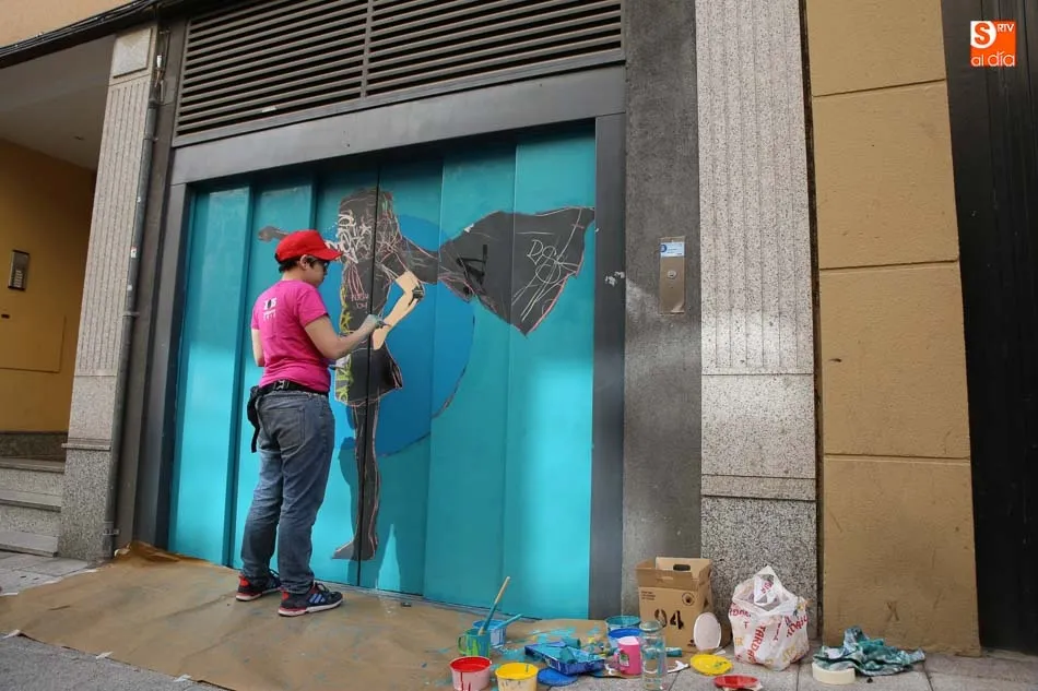 Foto 4 - El Barrio del Oeste sigue con su transformaci&oacute;n a trav&eacute;s del arte con el concurso Galer&iacute;a Urbana