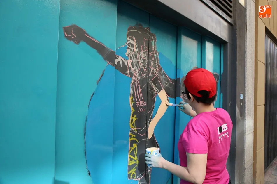 Foto 3 - El Barrio del Oeste sigue con su transformaci&oacute;n a trav&eacute;s del arte con el concurso Galer&iacute;a Urbana