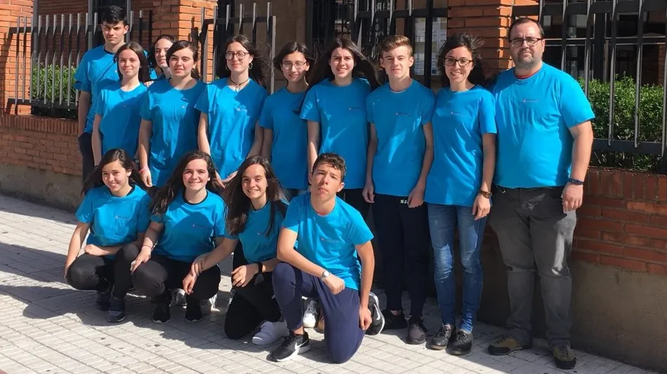 Estudiantes salmantinos que participan en este intercambio europeo