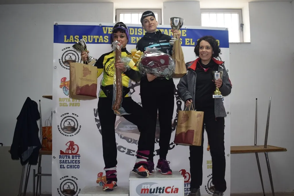 Foto 3 - Miguel Barrientos y Ainhoa S&aacute;nchez se adjudican la IV Ruta BTT de Saelices  