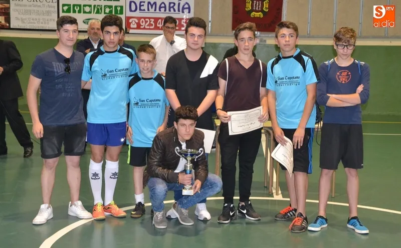 Equipo del Seminario que se proclamó el año pasado campeón de la categoría Cadete