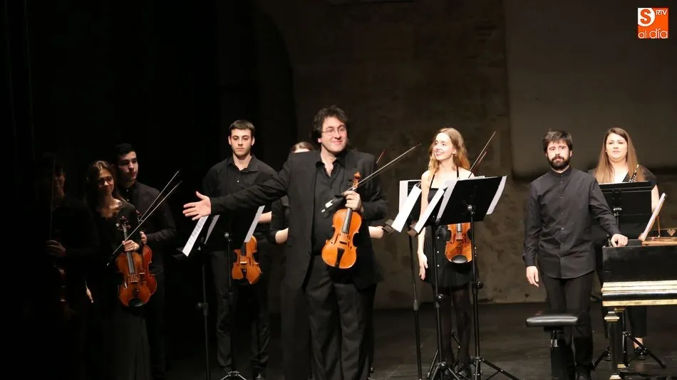 Orquesta Barroca del Conservatorio Superior de Música de Castilla y León en el Teatro Liceo / Foto: Alberto Martín.