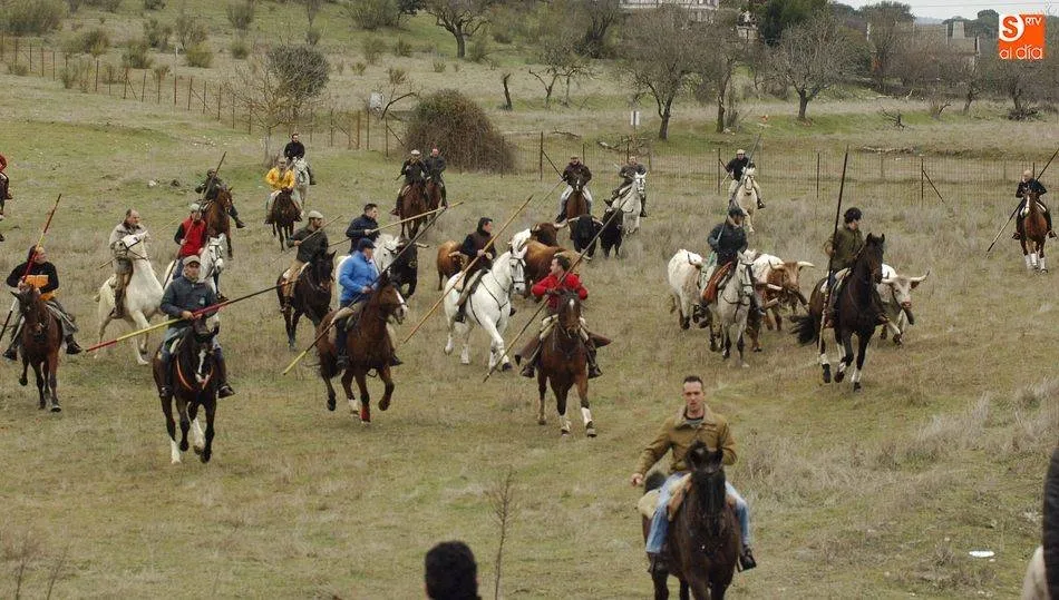 Encierro a caballo del último Carnaval | Foto Adrián Martín