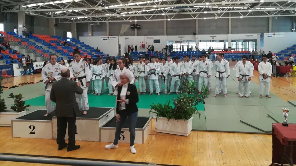 Carla Mateos, vencedora de la categoría cadete en el Campeonato de Judo de Castilla y León   