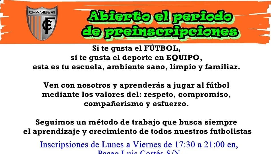 Extracto del cartel anunciador.