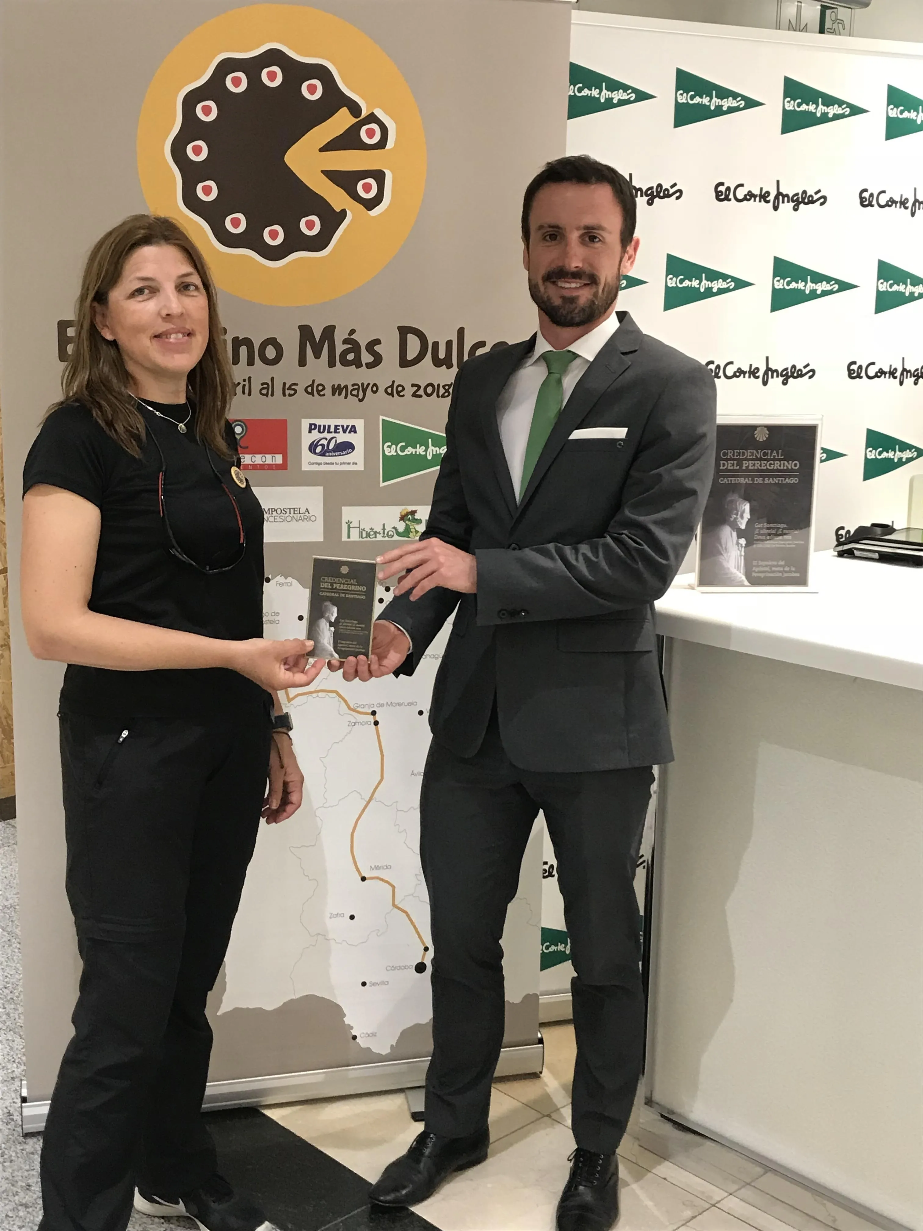 Foto 2 - &lsquo;El Camino m&aacute;s dulce&rsquo; hace parada en El Corte Ingl&eacute;s de Salamanca