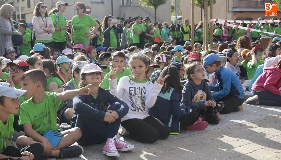 El primer acto de la jornada tuvo lugar en la plaza de la Constitución. Foto de Alejandro López