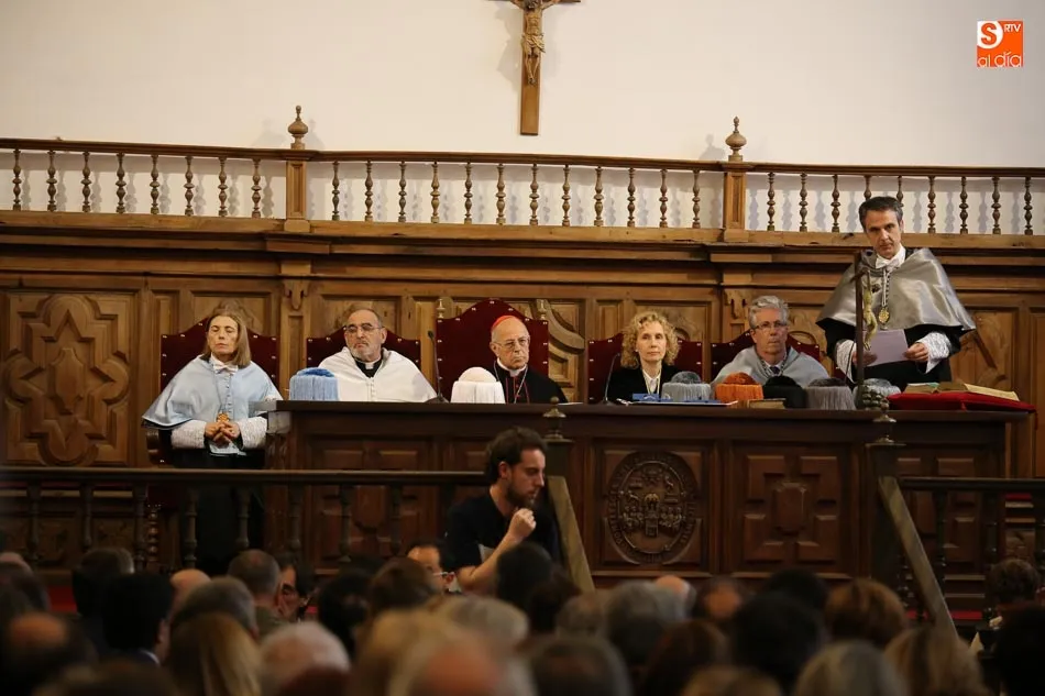 Foto 2 - La Universidad Pontificia reconoce la trayectoria de C&eacute;sar Alierta y Juan Jos&eacute; Almagro