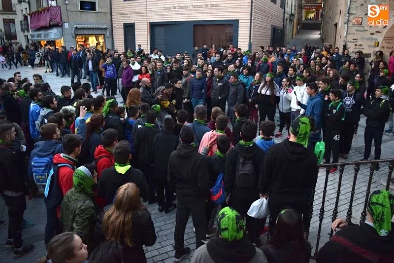 El espectáculo comenzó en la Plaza de Santa Teresa