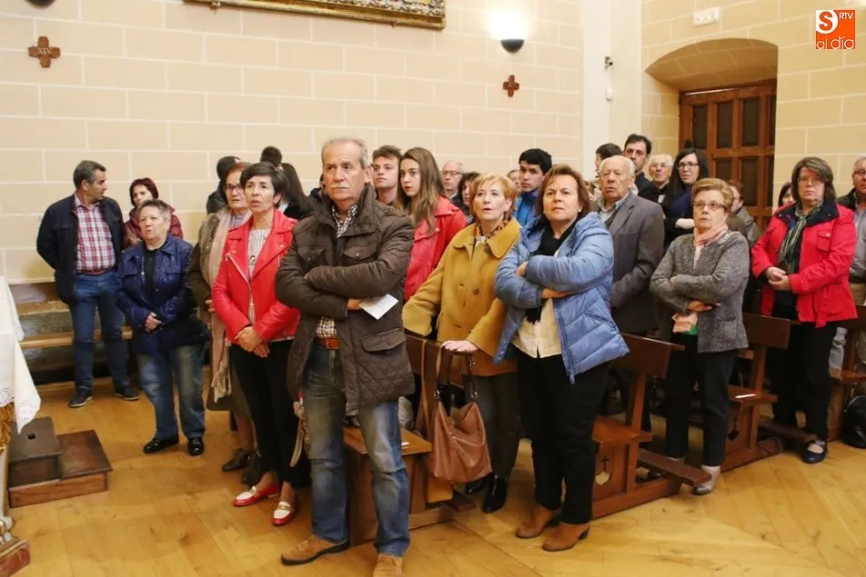 Vecinos de Amatos en la iglesia de la Anunciación