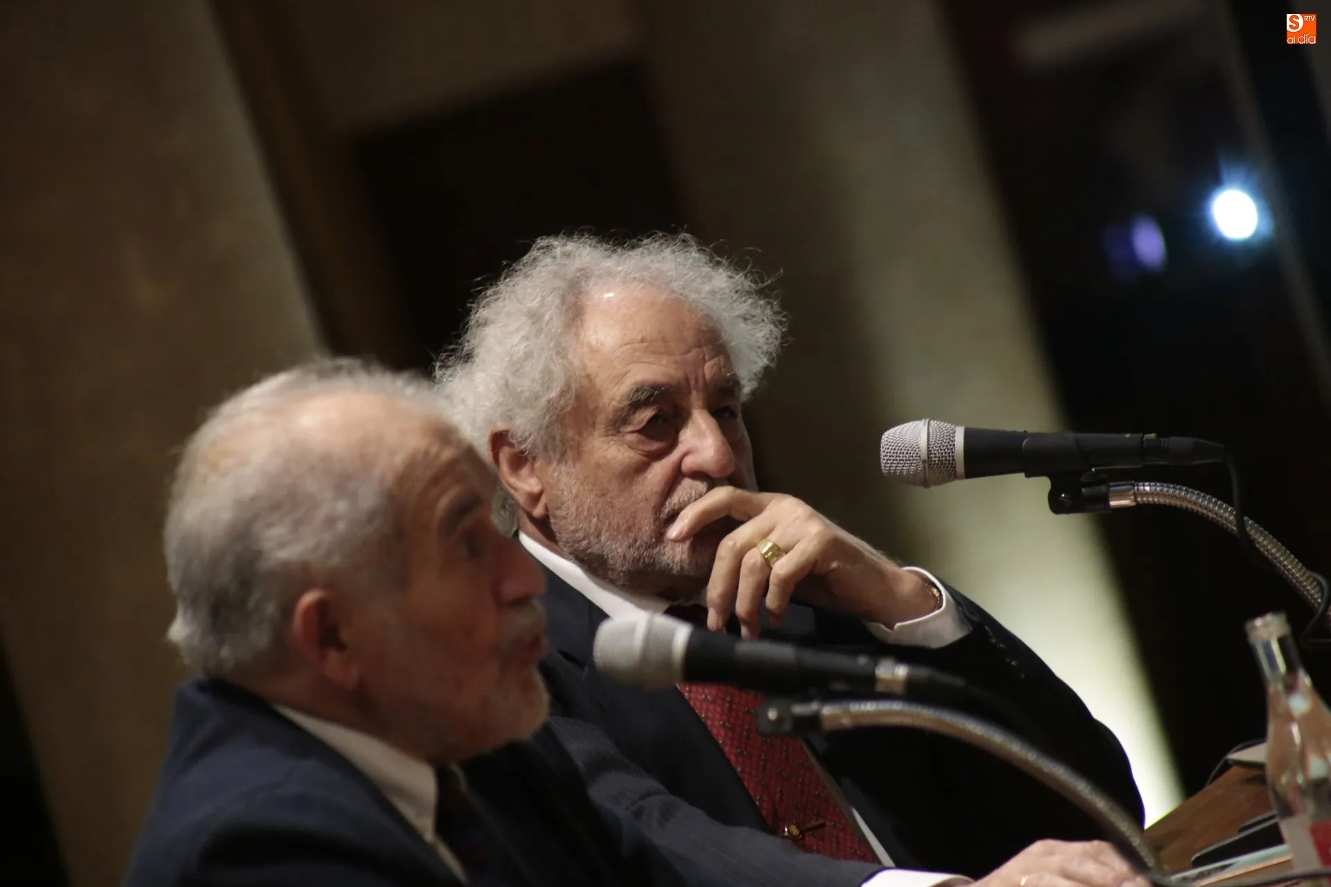 Demetrio Madrid López en la presentación de su libro ‘Relatos del corazón de Sayago I’