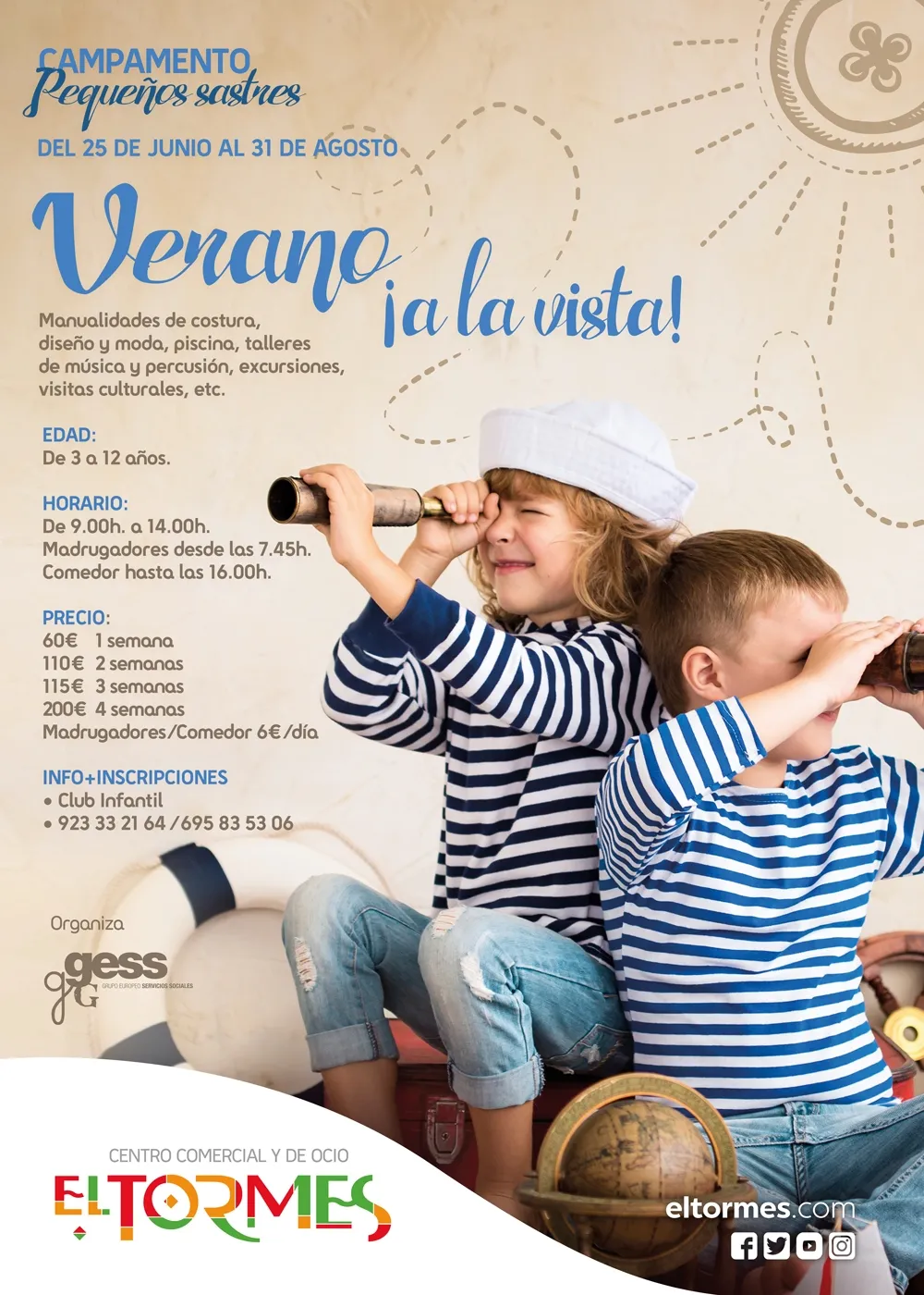 Foto 2 - &lsquo;Peque&ntilde;os sastres&rsquo;, el campamento urbano del Centro Comercial El Tormes&nbsp;