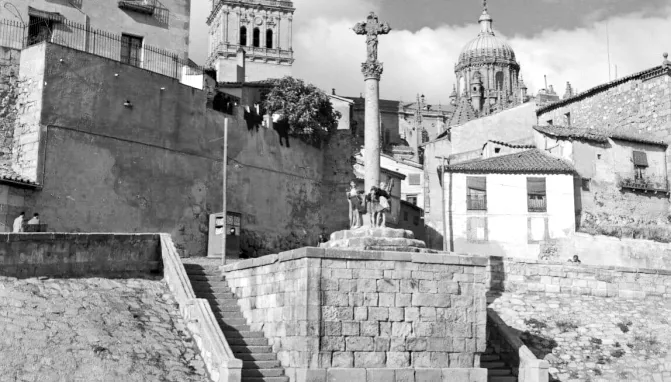 La cruz del río y la desaparecida iglesia de San Gil