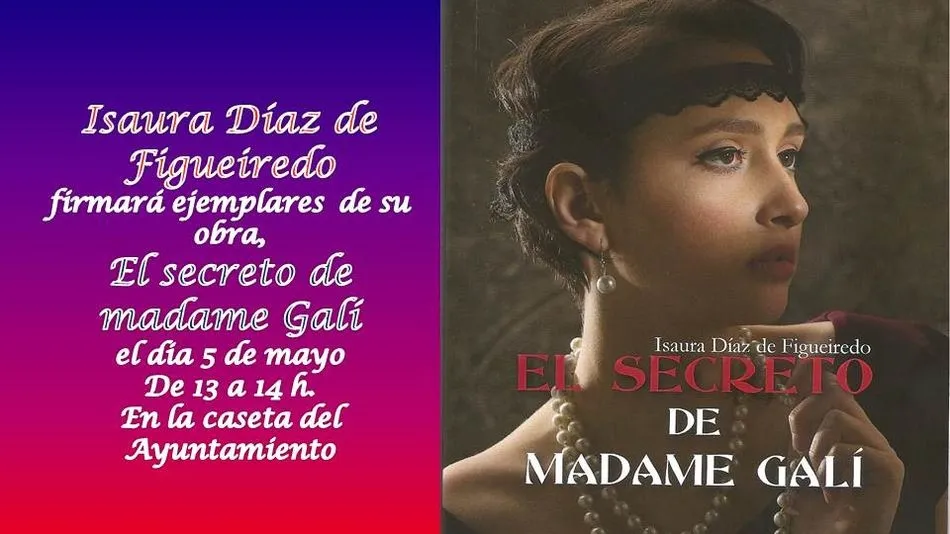 Isaura Díaz firmará el sábado ejemplares de El misterio de Madame Galí