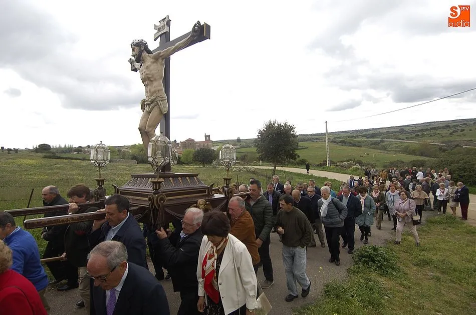 La procesión de El Bodón es de las más bonitas de la Provincia por su recorrido/Fotos: Adrián Martín