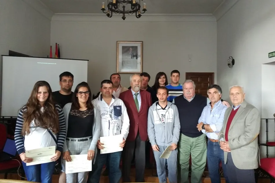 Entrega de diplomas a los alumnos del programa ‘Ledesma, restaurando el pasado’