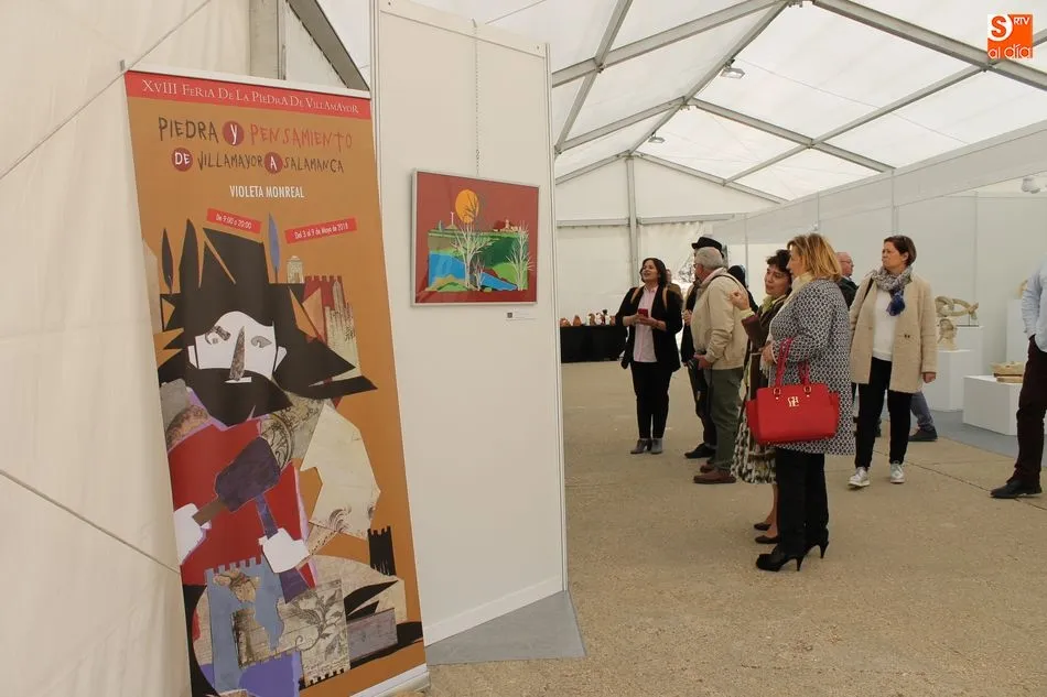 Foto 5 - La arenisca de Villamayor luce ya en todo su esplendor en la XVIII Feria de la Piedra  