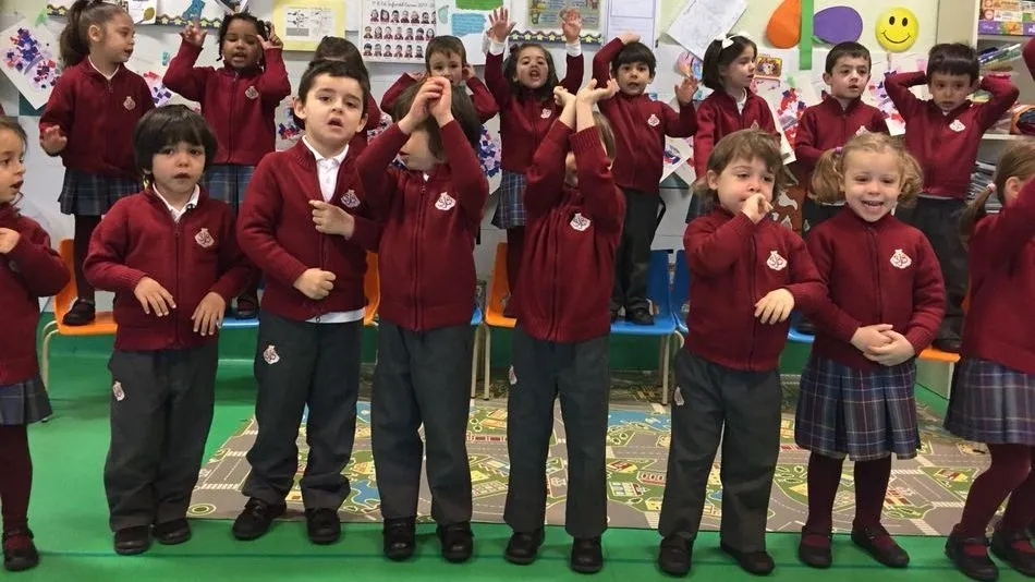 Los más pequeños, durante una representación.