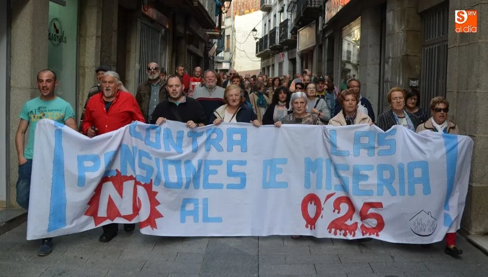Manifestación en defensa del Sistema Público de Pensiones