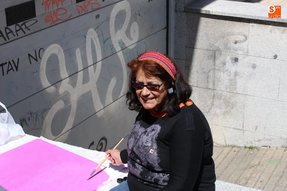 Foto 11 - El barrio del Oeste inspira a los participantes del concurso de pintura r&aacute;pida