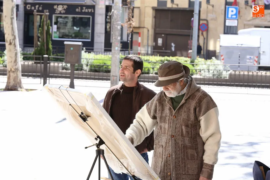 Foto 4 - El barrio del Oeste inspira a los participantes del concurso de pintura r&aacute;pida