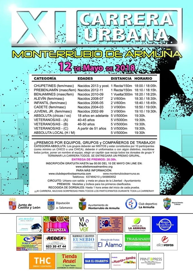 Foto 2 - Monterrubio de Armu&ntilde;a acoge el pr&oacute;ximo 12 de mayo su XI Carrera Urbana