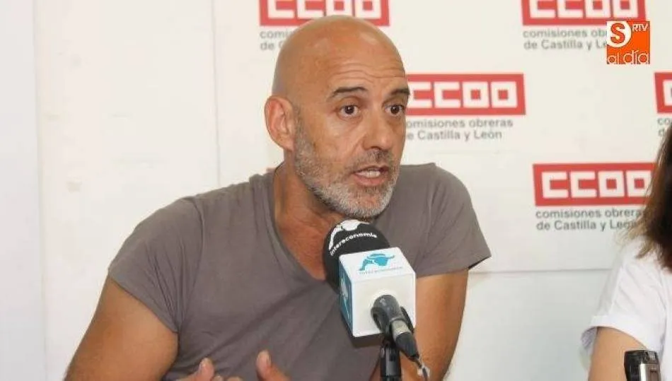 Emilio Pérez, responsable de CCOO Salamanca