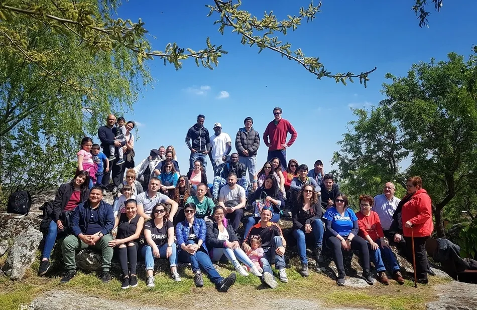 Participantes en la jornada multicultural celebrada en Juzbado