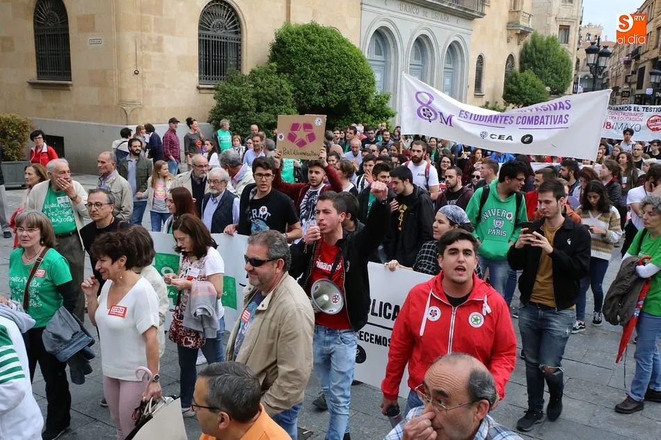 Foto 7 - &lsquo;Nos est&aacute;n robando la educaci&oacute;n y la vamos a recuperar&rsquo;, la Marea Verde recorre de nuevo las...