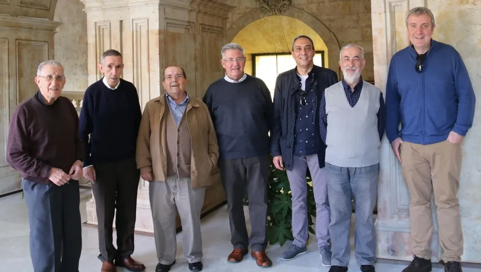 Algunos de los sacerdotes que homenajeará la Diócesis este jueves