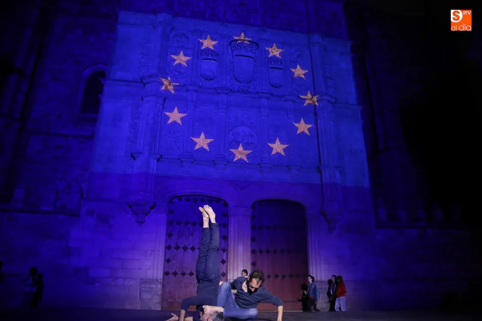 Foto 9 - Salamanca celebra al D&iacute;a de Europa ensalzando su patrimonio con m&uacute;sica, luces y danza  